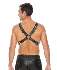 Shots Ouch Men&#039;s Large Buckle Harness - Black