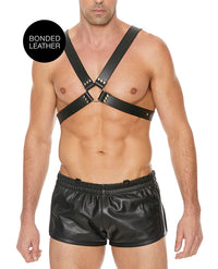Shots Ouch Men&#039;s Large Buckle Harness - Black