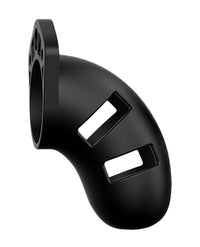 Shots Man Cage Chastity 3.5&quot; Cock Cage Model 20 - Black