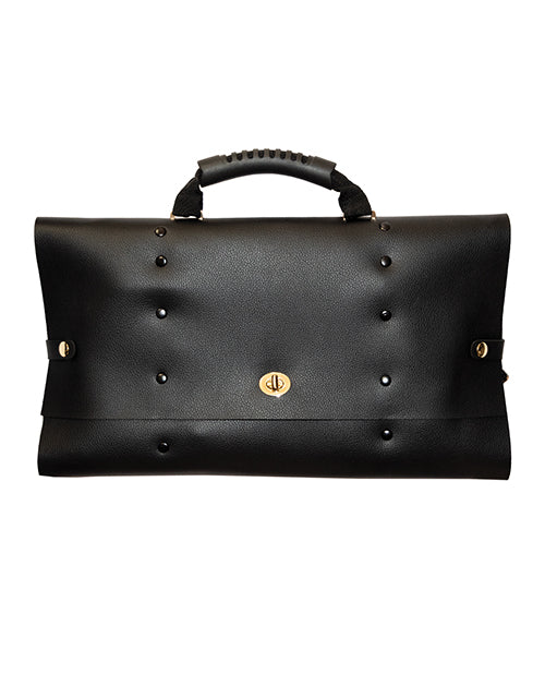 The Ultimate Fantasy Travel Briefcase Restraint &amp; Bondage Play Kit - Burgundy