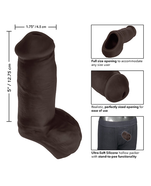 Packer Gear 5&quot; Ultra Soft Silicone STP - Black