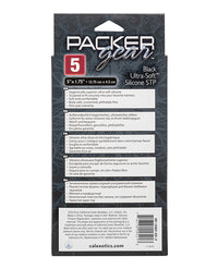 Packer Gear 5&quot; Ultra Soft Silicone STP - Black