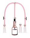 Shots Pumped Clitoral &amp; Nipple Pump Set - Medium Rose Gold