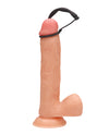 Shots Ouch Urethral Sounding Silicone Plug &amp; Cock Ring Set - Black