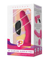 Pegasus 6&quot; Rechargeable Ripple Peg w/Adjustable Harness &amp; Remote - Pink