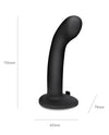 Pegasus 6&quot; Rechargeable P-Spot G-Spot Peg w/Adjustable Harness &amp; Remote Set - Black