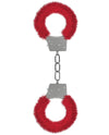 Shots Ouch Beginner&#039;s Handcuffs Furry - Red