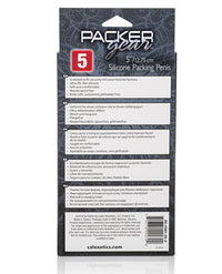 Packer Gear 5&quot; Silicone Packing Penis - Black