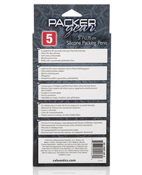 Packer Gear 5&quot; Silicone Packing Penis - Brown