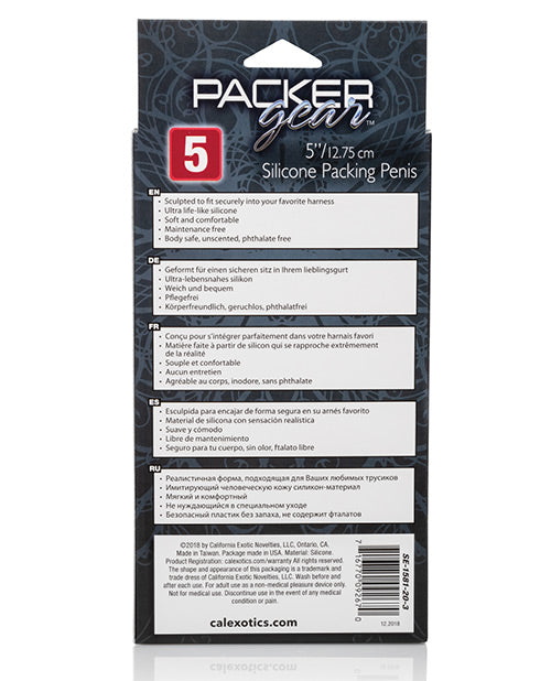 Packer Gear 5&quot; Silicone Packing Penis - Ivory