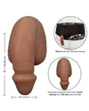Packer Gear 4&quot; Silicone Packing Penis - Brown