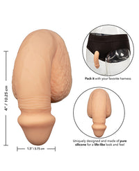 Packer Gear 4&quot; Silicone Packing Penis - Ivory