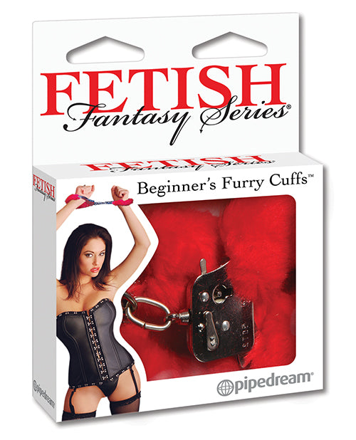 Fetish Fantasy Series Beginner&#039;s Furry Cuffs - Red