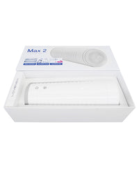 Lovense Max 2 Rechargeable Male Masturbator w/ White Case - Clear Sleeve