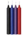 The 9's Make Me Melt Sensual Warm Drip Candles - Passion Tones Pack of 4