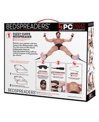 Fuzzy Lovers 4 pc Bedspreader Set