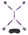 Lux Fetish Bed Spreader - Purple