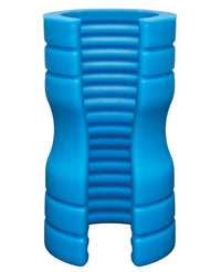 OptiMale Truskyn Silicone Stroker Ribbed - Blue