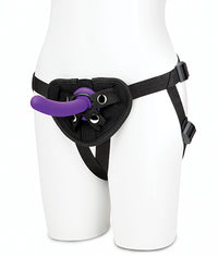 Lux Fetish 5&quot; Dildo w/Strap On Harness Set