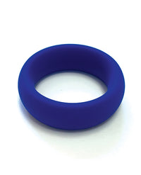 Spartacus 1.5&quot; Wide Silicone Donut Ring - Blue