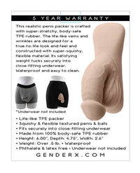 Gender X 4&quot; Packer - Ivory