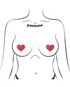Pastease Premium Petites Glitter Heart - Red O/S Pack of 2 Pair