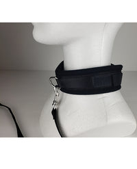 Spartacus Collar &amp; Leash - Neoprene Black