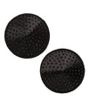 Radiance Round Pasties Black O/S