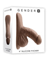 Gender X 4&quot; Silicone Packer - Dark