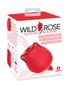 Wild Rose &amp; Tongue Vibrator - Red