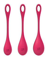Satisfyer Yoni Power 1 Balls Training Set - Red