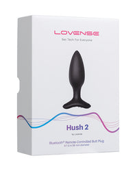 Lovense Hush 2 1.5&quot; Butt Plug - Black
