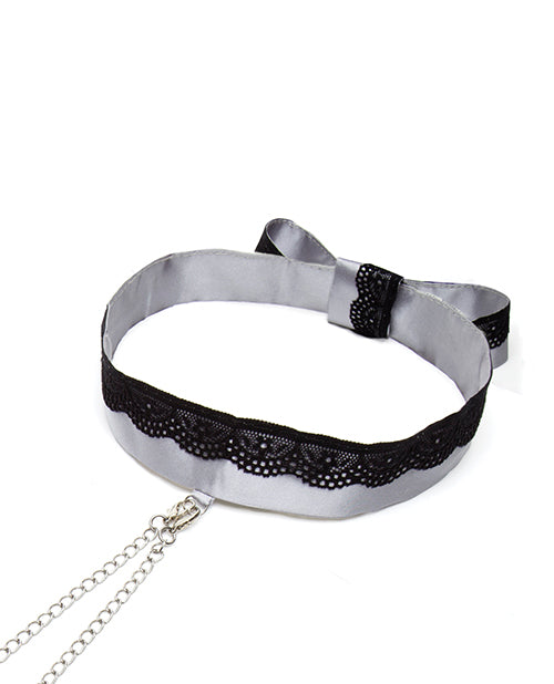 Fifty Shades of Grey Play Nice Satin &amp; Lace Collar &amp; Nipple Clamps