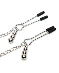 Fifty Shades of Grey Play Nice Satin &amp; Lace Collar &amp; Nipple Clamps