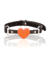The 9&#039;s Orange is the New Black Silicone Heart Gag