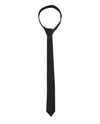 Shots Ouch Black &amp; White Satin Bondage Tie - Black