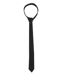 Shots Ouch Black &amp; White Satin Bondage Tie - Black