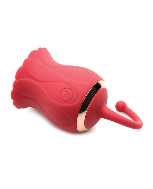 NO ETA Inmi Bloomgasm Royalty Rose 10X Suction &amp; Clit Stimulator - Red