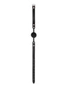 Shots Ouch Black &amp; White Silicone Ball Gag - Black