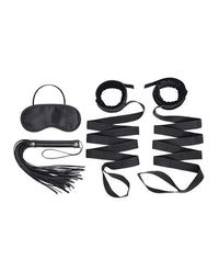 Lux Fetish 4 Pc Bondage Strap &amp; Flogger Kit
