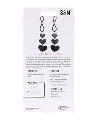Sex &amp; Mischief Heart Nipple Ties