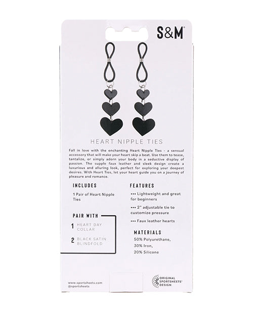 Sex &amp; Mischief Heart Nipple Ties