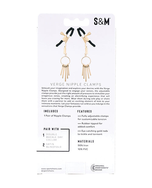 Sex &amp; Mischief Verge Nipple Clamps