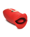 Shegasm Lickgasm Kiss + Tell Silicone Kissing &amp; Vibrating Clitoral Stimulator - Red