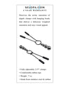 Selopa Beaded Nipple Clamps - Black Chrome