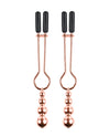 Selopa Beaded Nipple Clamps - Rose Gold