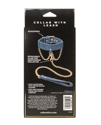 Ride &#039;Em Premium Denim Collection Collar w/Leash