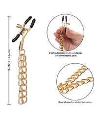 Ride &#039;Em Premium Denim Collection Nipple Clamps