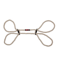 Merci Hogtie - Bind & Tie Wrist or Ankle Cuffs - 6 mm Hemp - Black