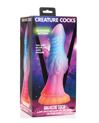 Creature Cocks Galactic Cock Alien Creature Silicone Dildo - Glow in the Dark